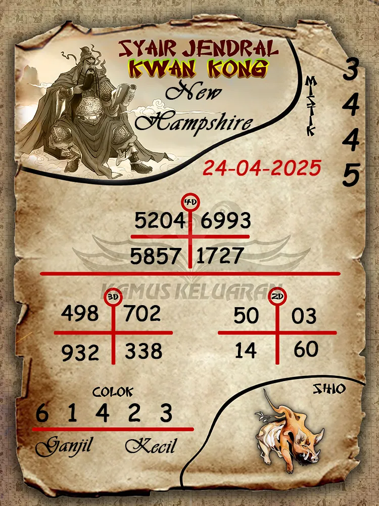 syair jendral kwan kong new hampshire 24 04 2025