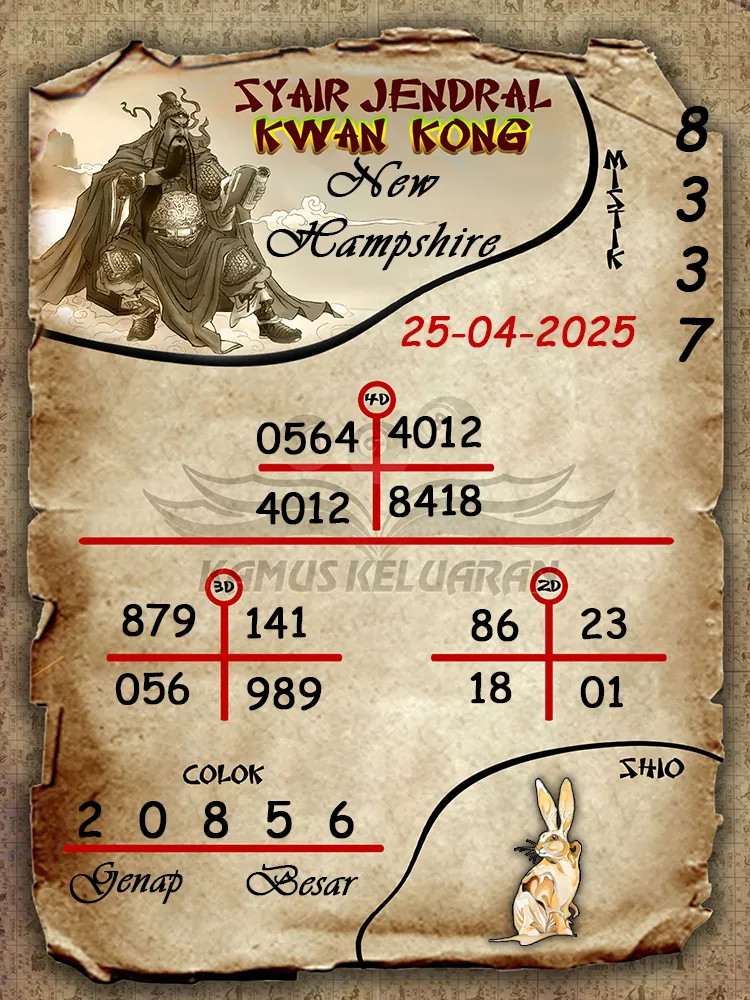 syair jendral kwan kong new hampshire 25 04 2025