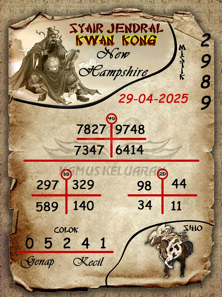 syair jendral kwan kong new hampshire 29 04 2025