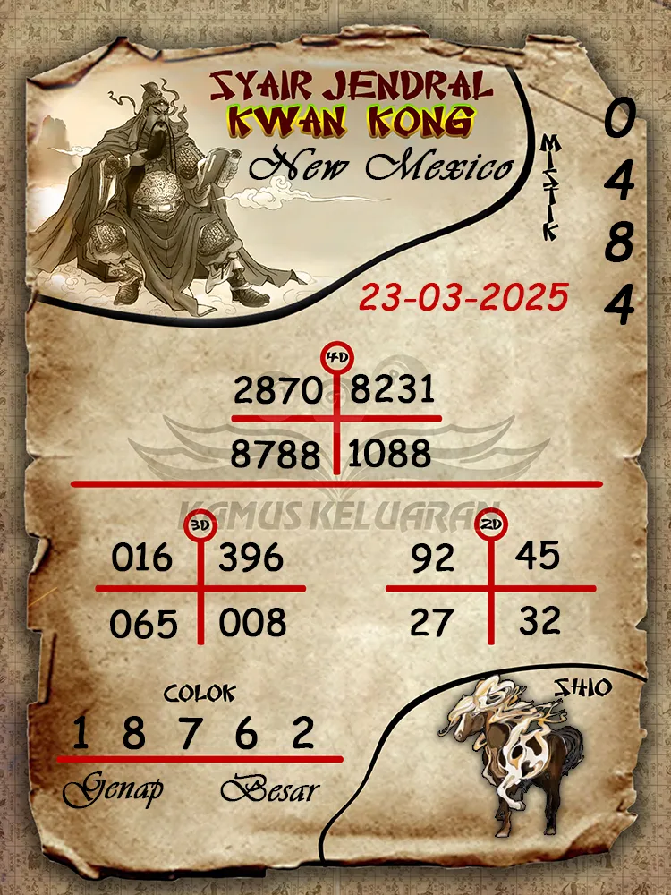 syair jendral kwan kong new mexico 23 03 2025