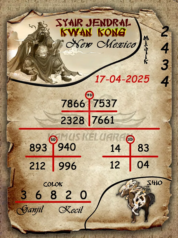 syair jendral kwan kong new mexico 17 04 2025