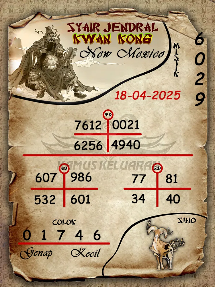 syair jendral kwan kong new mexico 18 04 2025