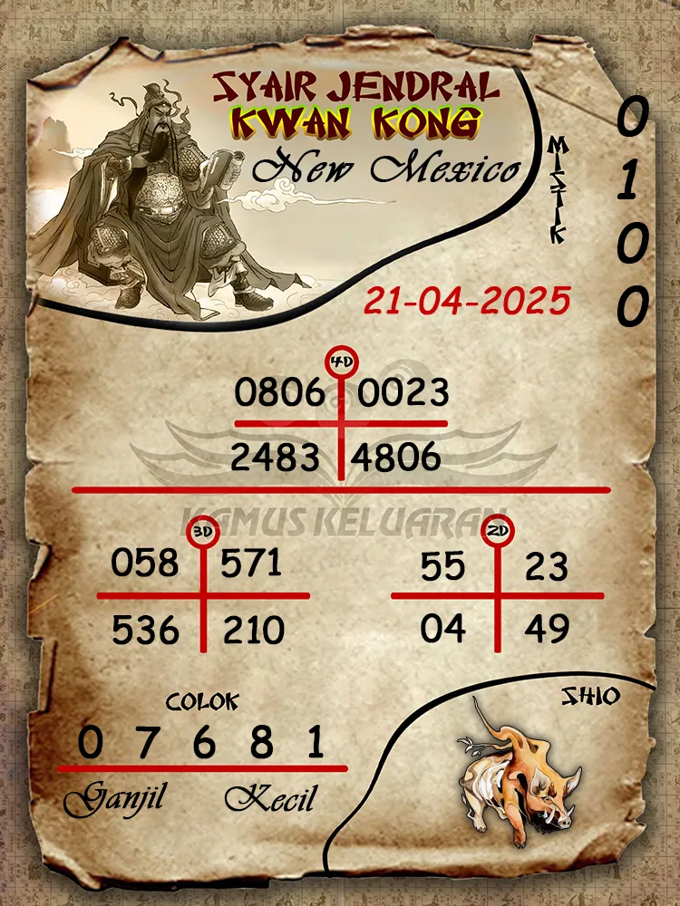 syair jendral kwan kong new mexico 21 04 2025