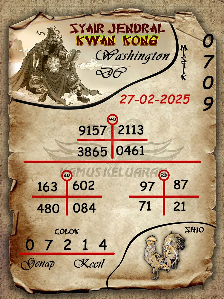 syair jendral kwan kong washington dc 27 02 2025